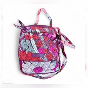 Vera Bradley Mini Hipster Crossbody Purse in Bohemian Blooms Pattern.